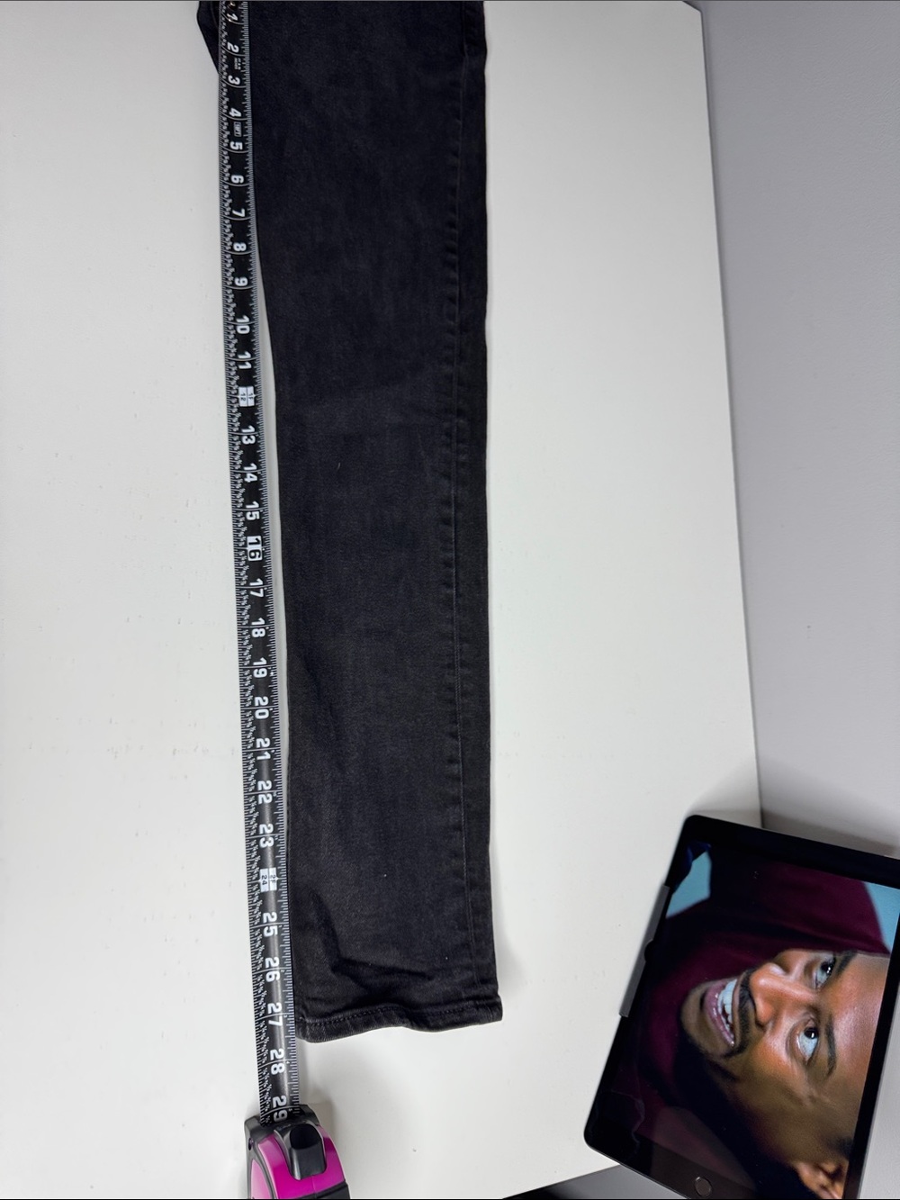 Slim Coupe Étroite Black Skinny Jeans – Women’s Size 29 x 32– Stretch Denim - Picture 7 of 10